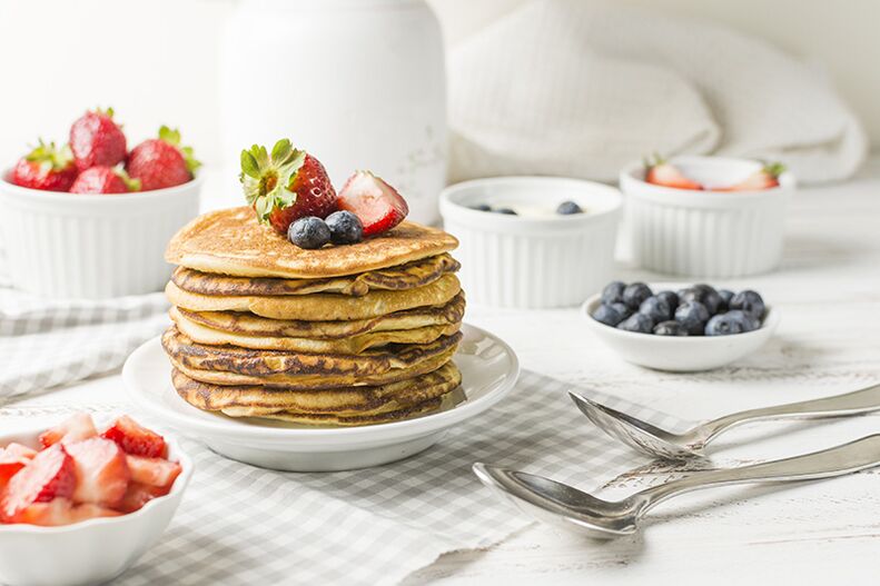 With proper nutrition, you can make oatmeal pancakes for breakfast