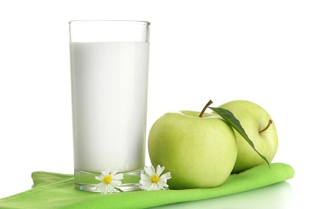 Yogurt and apples for weight loss